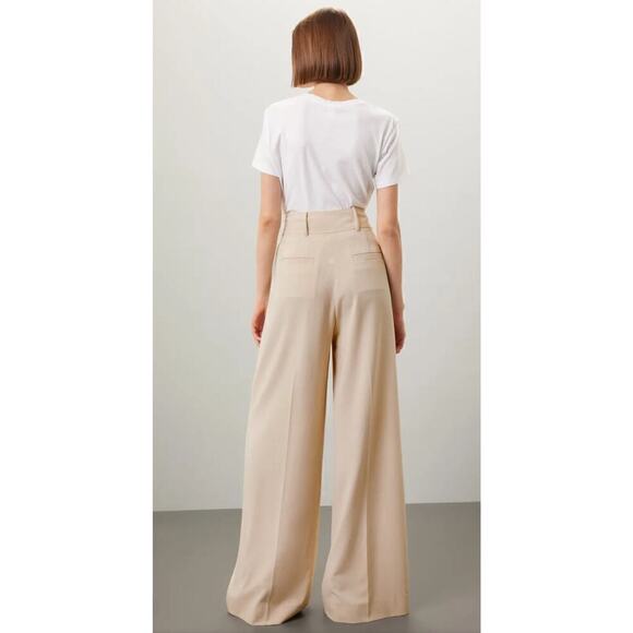 46. Rodebjer Obi Pants Womens Large Minimalist Career Scandi Power Dressing - Picture 2 of 8